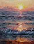 sunset wave