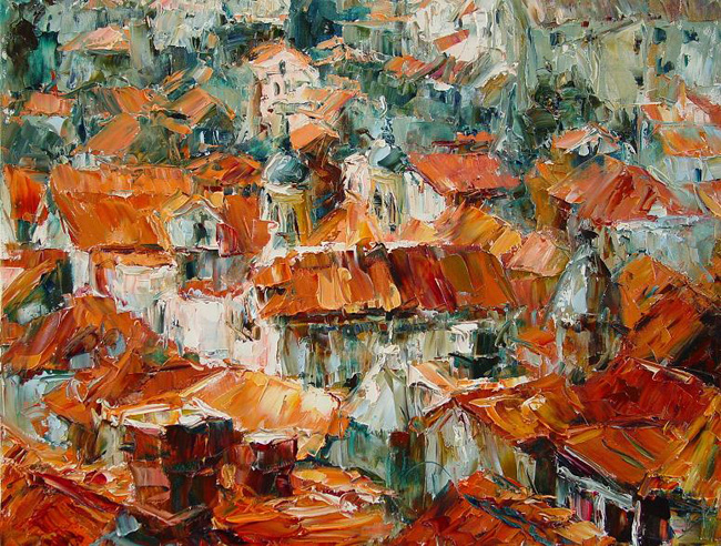 rooftops of tuscany