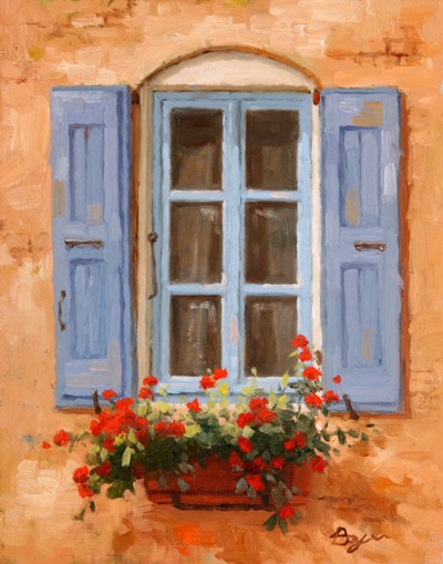 blue shutters