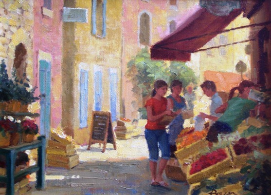 at the market