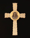 jesus bronze cross