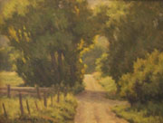 early morning road