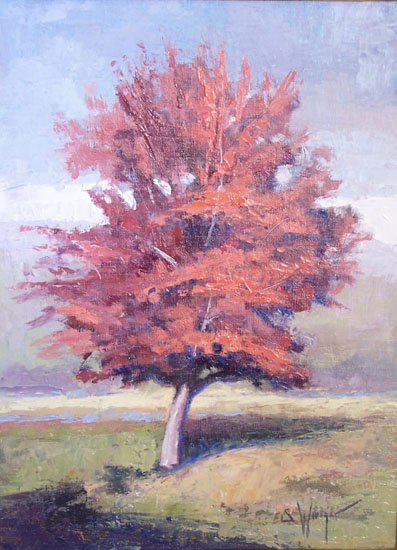 red tree